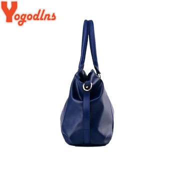 Yogodlns Designer Kvinder Håndtaske Kvindelige PU Læder Tasker Håndtasker Damer Bærbare skuldertaske Kontor Damer Hobos Taske Totes