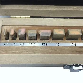 0-25mm 0 Klasse mikrometer inspektion blok måle stål Gage blokke blok måle 10stk/box