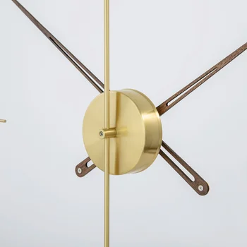 Spanien enkel moderne hjem kunst ur kreative lys luksus wall clock-minimalistisk personlighed stue ur