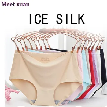 XXXXL Is silke s Plus Size Undertøj til Kvinder Trusser Til Kvinder Underwear Push-Up Sexet Undertøj Sømløse Trusser Kvindelige