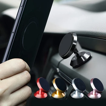 Bil Magnetisk telefonholder sugekop Bruser Stand Holder til iPhone, Samsung, Huawei Air Vent Mount Mobiltelefon Holder Stand