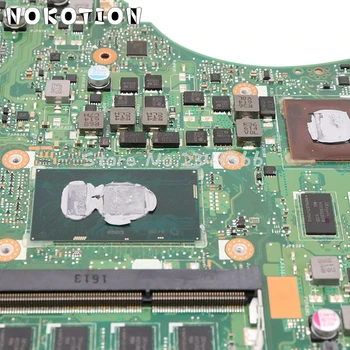 NOKOTION X556UJ MB hovedyrelsen For ASUS X556UJ X556UB Laptop bundkort 60NB09R0-MB1603 940M GPU Rev 2.0 SR2EZ i7-CPU 6500U
