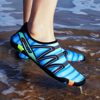 Sneakers-stranden Svømning Sko mænd Aqua Sko Vand kvinder barfodet Sko unisex størrelse 35-46 zapatilla agua shoes mujer 2020