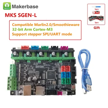 MKS SGEN L 32-bit bundkort Smoothieboard kompatibel Smoothieware Marlin 2.0 lignende SKR V1.3 3d-printer reservedele
