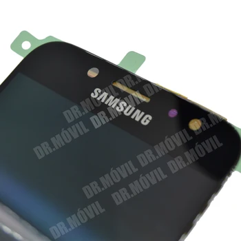 OLED fuld skærm Samsung J7 2017 J730F OLED-Skærm sort guld lysstyrke justerbar, montering af selvklæbende, Hurtig forsendelse