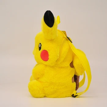 Søde Pikachus Rygsæk skoletaske Plys Legetøj Anime Udstoppet Dukke Dekorationer Hat Fødselsdag Julegaver Til kid Kæreste