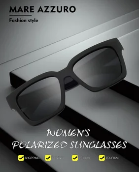 Solbriller Til Kvinder Polariserede Briller Overdimensionerede solbriller Retro Brand Designer UV400 Udendørs Oculos De Så Oculos De Sol MARE