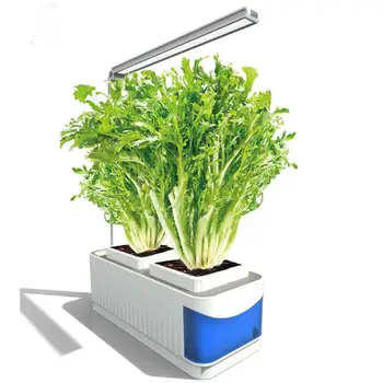 8W bordlampe Hydroponiske Indendørs urtehave Kit Smarte Multi-Funktion Voksende Led Lampe til Blomst Plante Vækst Lys