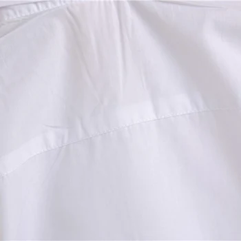 Bobora Kid Dreng Revers Formelle Solid Toppe Lille Barn-Knappen Front Hvid Baby Skjorte