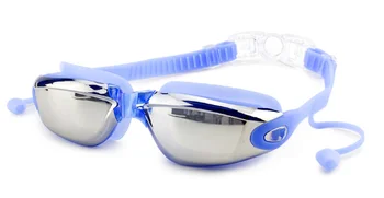 Ny Professionel Svømning Beskyttelsesbriller, Anti-Tåge UV-Justerbar Plating Mænd Kvinder Vandtæt Silikone Briller Voksen Briller