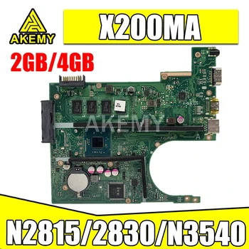 Nye X200MA bundkort TIL ASUS X200M X200MA F200M bundkort N2815 N2830 N2840 N2940 N3530 N3540 2GB 4GB
