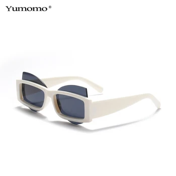 2020 Mode Halv frame Buttyfly Form Solbriller Kvinder Brand Designer Retro Solbrille Rektangel Sol Briller UV400 Linse Eyewears