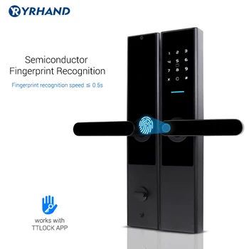 Biometriske Fingeraftryk dørlås Wifi APP Keyless-Smart Låse RFID-Kort Kode Digitale Elektroniske dørlås Sikkert Hjem Mortise Lås