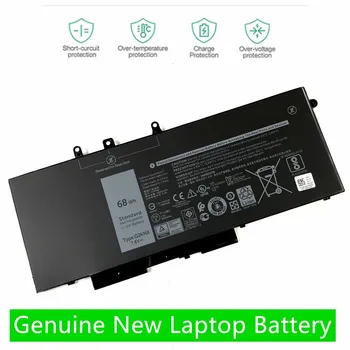 HKFZ 7.6 V Laptop Batteri Til DELL Latitude E5580 E5480 E5488 E5490 E5280 E5290 GJKNX Præcision 3520 3530 68Wh