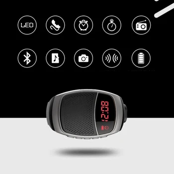 B90 Bluetooth-Self-Timer Se Bluetooth-Sport Se Bluetooth-Ur-Højttaler med Alarm Ur