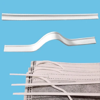 300Pcs Plast Hvid Farve Twist Bånd/Kabelbindere/Kabel-Tie-Næse-Tråd til at Sy Håndværk DIY Maske Arrangør Kabel Ledning