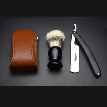 Retro Vintage Razor Sæt Mænds Skarp Barberkniv Barber Shop Barberet Hoved Intimbarbering Kniv