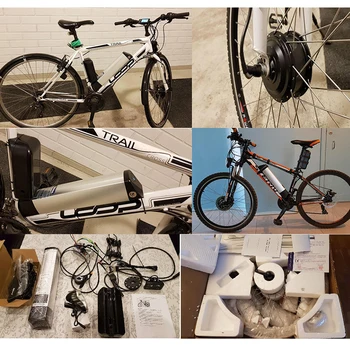36V 250W 350W 500W El-Cykel Konvertering Kit forhjulet Kit Bicicleta Electrica Hub Motor LED/LCD-Ebike med Batteri Kit