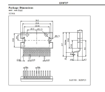 2STK-10STK Nye originale LV8727 at træde driver chip 50V 4.5 EN 128 inddeling LV8727-E