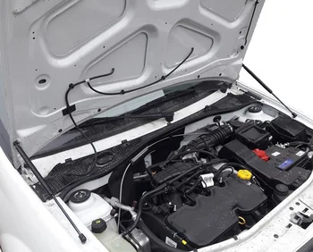 For Renault Logan jeg Tonda 2004-2012 for Nissan Aprio Foran Hood ændre gasfjeder Carbon Fiber Lift Understøtter Stivere Stang Stød