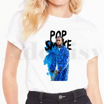 Pop -, Røg- Møde Woo Rapper Musik T-Shirts til Kvinder T-shirt Kort Ærme Overdele Tees Harajuku Vintage Vogue