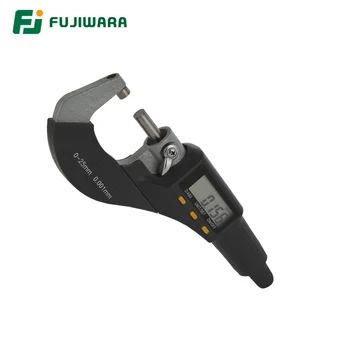 FUJIWARA Digital Mikrometer Høj præcision Ydre Diameter Spiral Mikrometer tykkelsesmåler