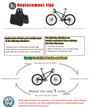 2 Par MTB Mountainbike Cykel skivebremse Pad Pin-kode TIL SRAM AVID DB1 DB3 DB5 NIVEAU Semi-Metalliske Tilbehør