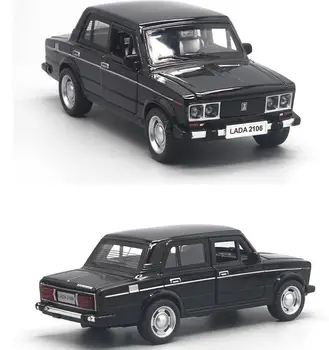 Hot salg,Retro russiske lada bil,høj simulering 1:32 legering trække sig tilbage LADA modeller,4 åbn panel,russisk bil legetøj,gratis fragt