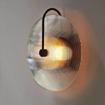 Moderne Led-Væglampe Kreative Stribe Glas Nordisk Guld Belysningsarmatur, Der Bor Badeværelse Sengen Soveværelse Dekoration Sconce Lys