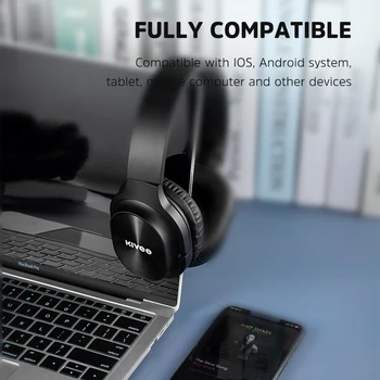 Kivee H1 Trådløse Headset Bluetooth 5.0 musik Hovedtelefoner gaming FM med Mikrofon Til iPhone Xiaomi Tablet pc Headset