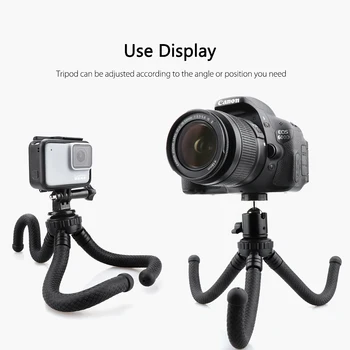Vamson til GoPro hero 8 7 6 5 Bærbare Fleksibel Blæksprutte Rejse Mini Mobiltelefon Monopod Stativ Selfie Stick Til DSLR Kamera
