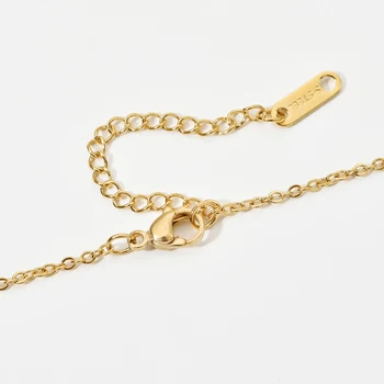 ZMZY Boheme Halskæder til Kvinder Vintage Star Moon Halskæde Geometriske Collier Collares Kæde i Rustfrit Stål Smykker