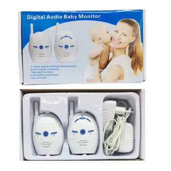 Bærbare 2.4 GHz Digital Audio Baby Monitor V20 To-Vejs Radio Babysittere Lyd Stemme Overvågning Grædende Baby Alarm Lyd Monitor