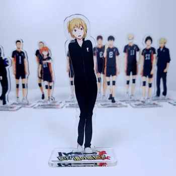 Anime Haikyuu Aoba Johsai Volleyball Klub Oikawa Telefonbesked Iwaizumi Hajime Akryl Står Figur Model Double-side tallerkenholder