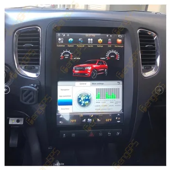 GPS Navigation Styreenhed Til Dodge Durango 2011-2019 Lyd FM - /AM-Radio Bil DVD-Afspiller 12,1 tommer Android Tesla Lodret Skærm
