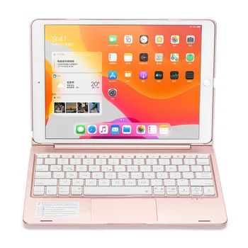 Baggrundslys Bluetooth Wireless Keyboard Case Til iPad 10.2 iPad air3 10.5 2019 Touchpad Keyboard Flip Cover Til iPad Pro 10.5 2017