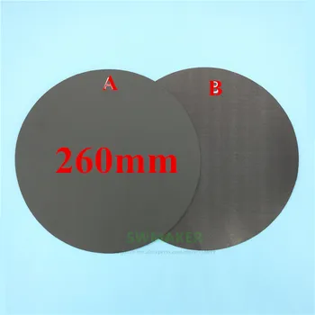 260mm Runde Magnetiske selvklæbende Print Bed Tape Udskrive Mærkaten Bygge Plade Tape FlexPlate A+B for DIY Kossel/Delta 3D-Printer dele