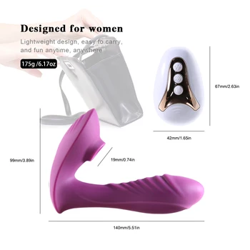 Nye Vagina Sugende Vibrator Klitoris Massager Oral Sex Sucker Klitoris Stimulator Kvindelige Anal Masturbator Erotisk Sexlegetøj Til Voksne
