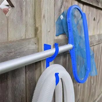 Swimmingpool Pole Bøjle Sæt Aluminium Holdbar Multi Purpose Kroge Kit for Leaf River Hulskeer Vakuum Slanger