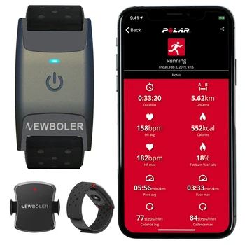 Pulsmåler Håndled Band Arm Bælte Bluetooth 4.0 ANT Cykling Tilbehør Kadence Sensor for Wahoo Zwift GPS-cykelcomputer