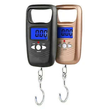 Bærbare Mini håndholdt digital Hængende Skala for kuffert, rejsetaske Elektroniske Vægtning Bagage Skala fisk Krog 50kg 10g