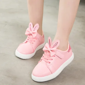 KRIATIV 2020 Sommeren Kanin Øre Sko til Piger Tenis Chaussure Enfant Børn Sneakers Pige Pink Casual Sko Søde piger