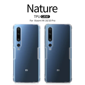 For Xiaomi mi 10 TPU Tilfælde Mi 10 Lite 5G NILLKIN Nature Series cover Til xiaomi mi 10T pro 5G Luksus Blød Silikone Sag Tilbage