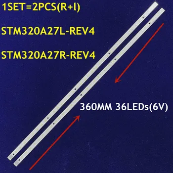 1sæt=2STK LED-Baggrundsbelysning Strip STM320A27R-REV4.0 STM320A27L-REV4.0 Til TH-L32X30C LE32HWB