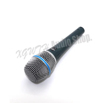 Professionel Supercardioid Dynamisk Kabel Håndholdte Karaoke Mikrofon BETA87A med Mic Mic Stå Box Pakke