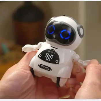 2019 HOT Intelligente Mini Pocket Robot Gang Musik, Dans Lys Stemme Anerkendelse Samtale Gentag Smart Kids Legetøj Interaktive