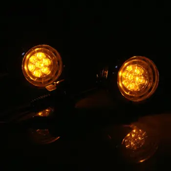 Parret Motorcykel 10mm Kugle LED Bremse Blinklys blinklys Lys Indikator Lampe For Honda, Yamaha, Kawasaki Suzuki Ducati
