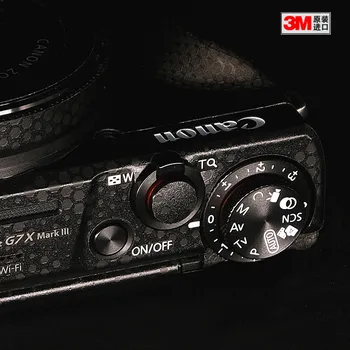 Kamera Decal Skin Sticker Til Canon G7X3 Mark III Protector Anti-scratch Pels Wrap Dække Sagen