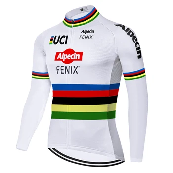 2020 team alpecin fenix trøje sommer forår lang ærmet cykel trøje mountain Åndbar cykel maillot ciclismo hombre