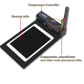 TBK 568R pad Tablet, telefon, Varme-værktøj, varme måtten og lcd-skærm adskillelse værktøjer til de OCA-lim eller mobiltelefon repairment